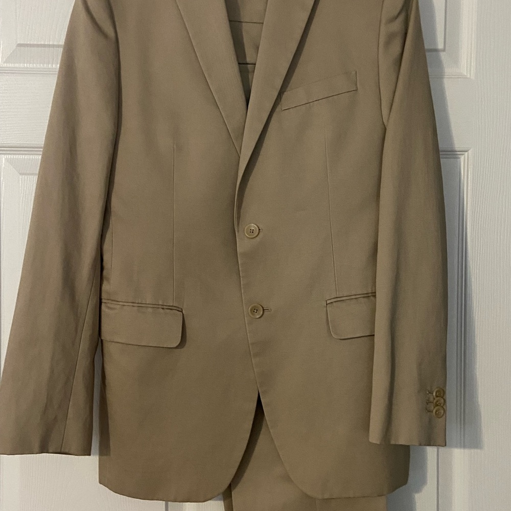 Banana Republic Tan Tailored Suit Blazer